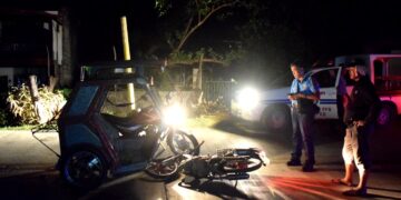 Rider, sugatan sa salpukan ng motorsiklo at tricycle