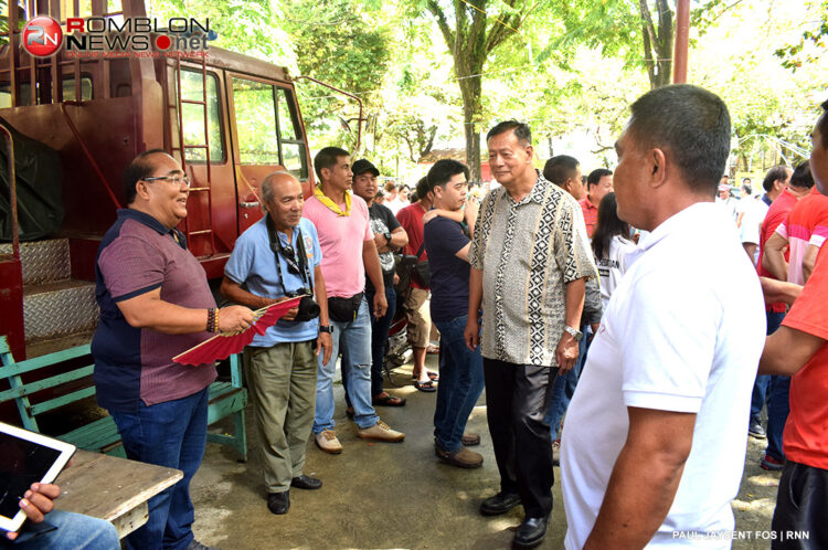 Madrona, Firmalo cross path at COMELEC-Odiongan on Tuesday