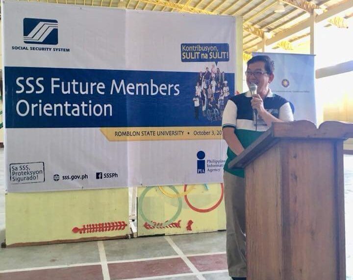 Benepisyo ng SSS, ipinaliwanag sa ‘future members’ forum sa Romblon State University