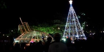 Giant Christmas Tree sa Odiongan, pinailawan