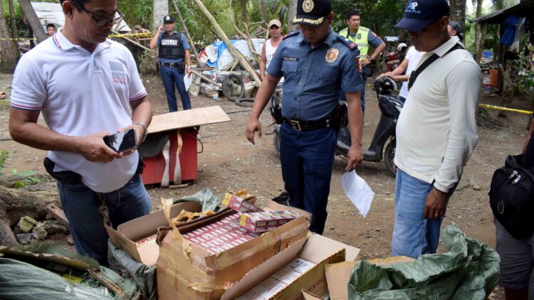 Halos P200 thousand pekeng sigarilyo, nasabat sa Odiongan