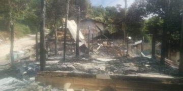 Bahay, tinupok ng apoy sa Cajimos, Romblon