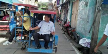 Gov Lolong sumakay ng tricycle matapos ipagamit sa mga bisita ang sasakyan