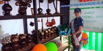Alkansya, Lampshade na gawa sa bao ng niyog, bidang produkto ng Odiongan District Jail