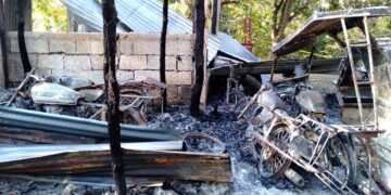 9 na motorsiklo, ATV sinunog ng di umano’y ilang kalalakihan sa Odiongan