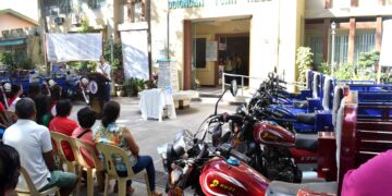 Chariot Motorcycle ipinagkaloob ng LGU Odiongan sa mga barangay