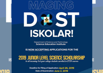 DOST, tatanggap ng Scholarship Application hanggang April 26