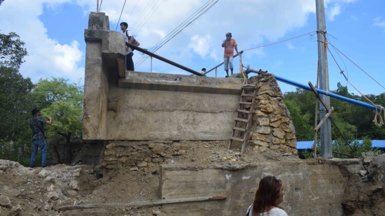 Budiong Bridge in Odiongan closed for repair