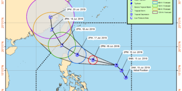 TD Falcon brings rains to Romblon