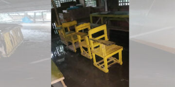Ilang makeshift classroom sa San Fernando, pinasok ng baha