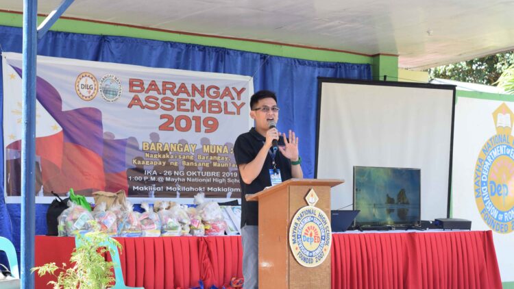 DILG-Romblon discusses ELCAC during Barangay Assemblies