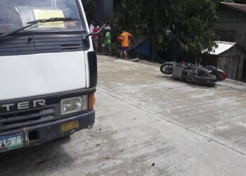 Rider hurt after crashing motorcycle into truck in Odiongan