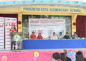 Philam, LBC Foundation builds 2-classroom building for Progreso Este ES