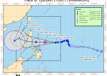 Signal No. 1 in Romblon as Typhoon Tisoy maintains strength
