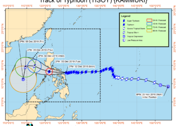 Tisoy approaches landmass; Romblon under Signal #3