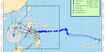 Tisoy approaches landmass; Romblon under Signal #3