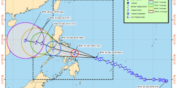 Bagyong Ursula, posibleng mag-landfall sa Romblon sa Pasko