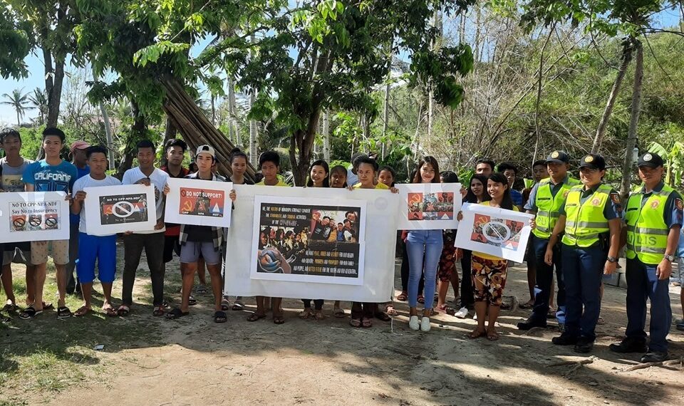Youths in Simara island stage ‘Alay Lakad’ to denounce CTG atrocities