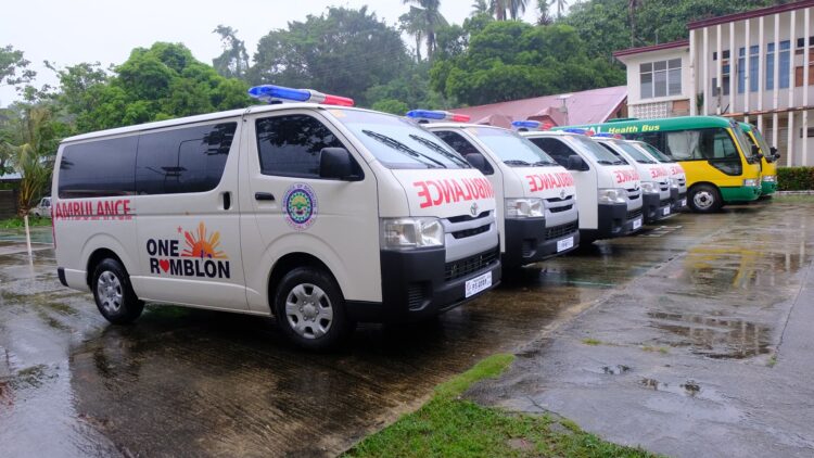 Mga bagong ambulansya ng Romblon, dumating na