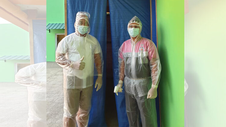 Frontliners in Romblon improvising PPEs amid lack of supply