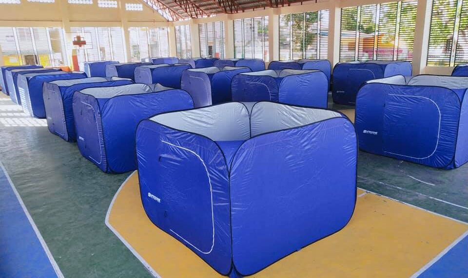 Cajidiocan LGU, bumili ng mga tents para sa kanilang isolation area