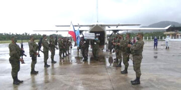 Nasawing sundalo sa Sulu, naiuwi na sa Romblon