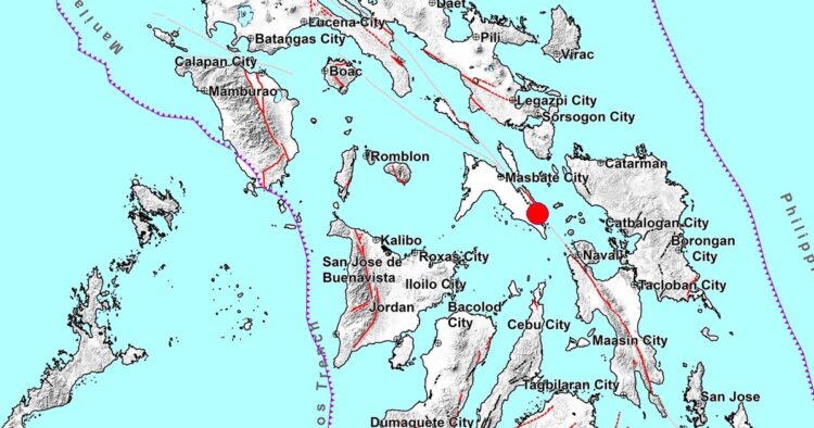 6.5 na lindol, niyanig ang Masbate; paggalaw ng lupa abot hanggang Romblon