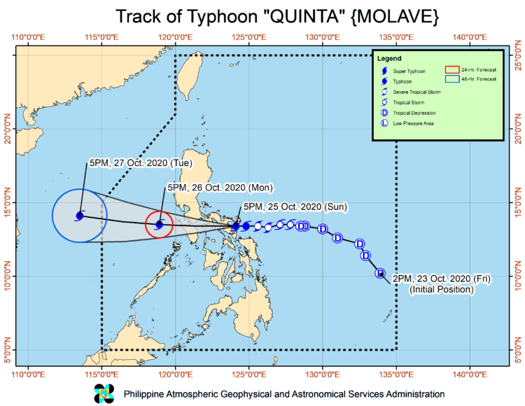 Signal #3 itinaas sa Corcuera, Banton at Concepcion dahil kay Quinta; Signal #2 ang natitirang bahagi ng Romblon