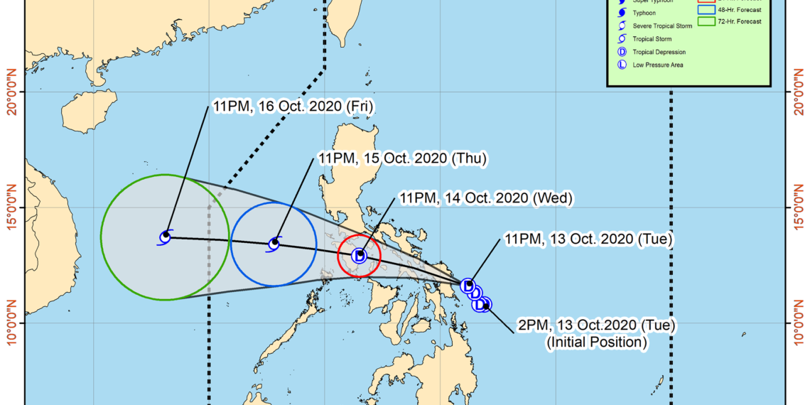 Signal #1 itinaas sa Romblon dahil sa bagyong Ofel