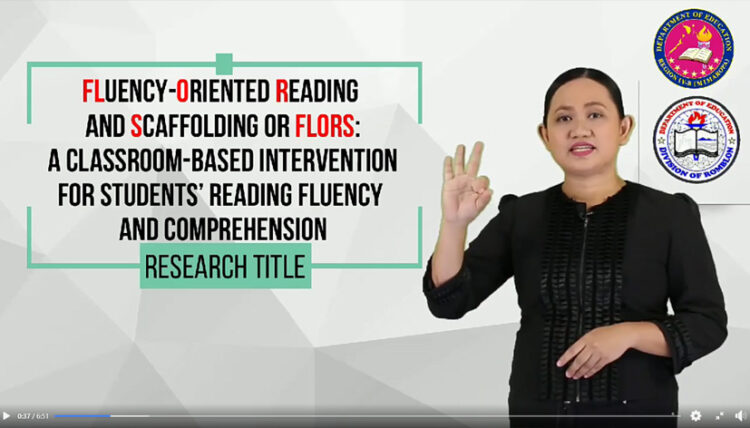 Romblon division representative tops action research