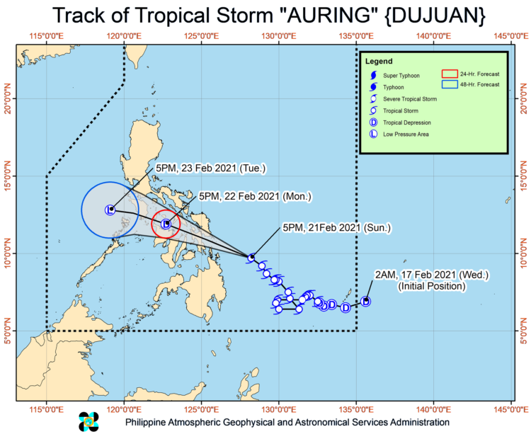 Buong Romblon, isinailalim sa Signal #1 dahil kay #AuringPH