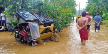 5 na barangay sa Magdiwang Romblon binaha dahil sa pag-uulan