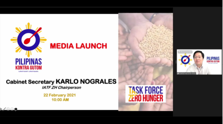 Gov’t, private sector formally launch Pilipinas Kontra Gutom