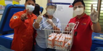 Unang batch ng Covid-19 vaccines para sa Romblon, dumating na