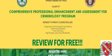 Libreng review class para sa mga graduate ng criminology, offer ng RSU