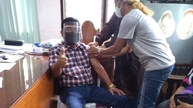 Ilang alkalde sa Romblon, nakatanggap na ng Covid-19 vaccines