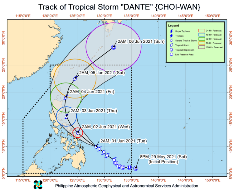 Courtesy: Pagasa