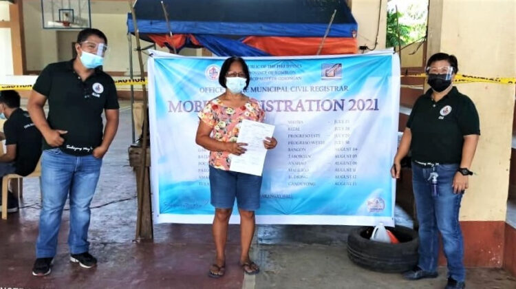 Civil Registrar ng Odiongan, magsasagawa ng mobile registration
