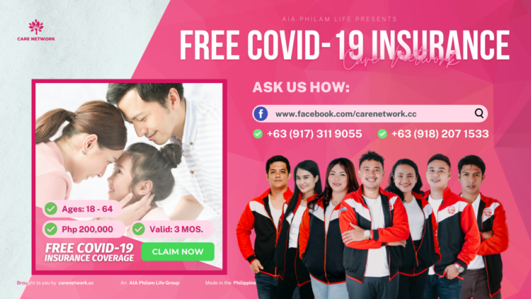 Claim your FREE Covid-19 insurance coverage