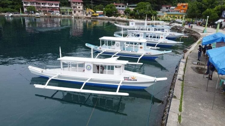 Rescue Boats kaloob sa island barangays sa Romblon