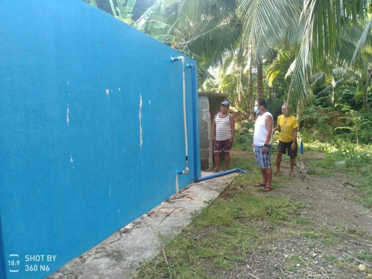 Bagong Water System sa Barangay Agojo, nagagamit na