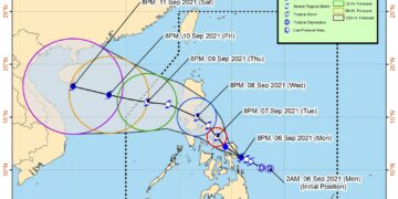 Babala ng bagyo, itinaas sa Romblon dahil sa bagyong Jolina