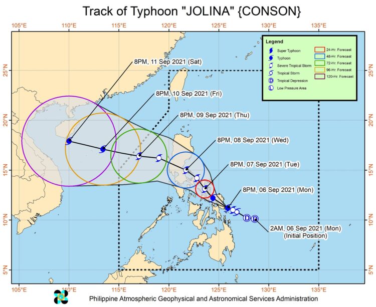 Babala ng bagyo, itinaas sa Romblon dahil sa bagyong Jolina