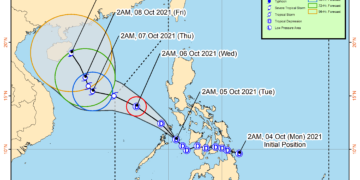 Bagyong Lannie nasa northern Palawan na, 6 bayan sa Romblon nasa Signal #1 parin
