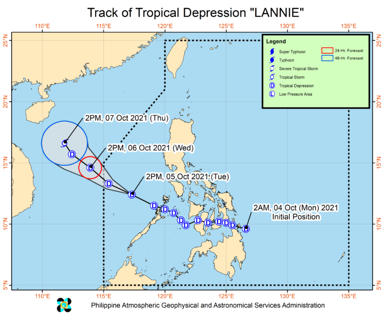 Floods, landslides threaten Luzon, Visayas due to ‘Lannie’