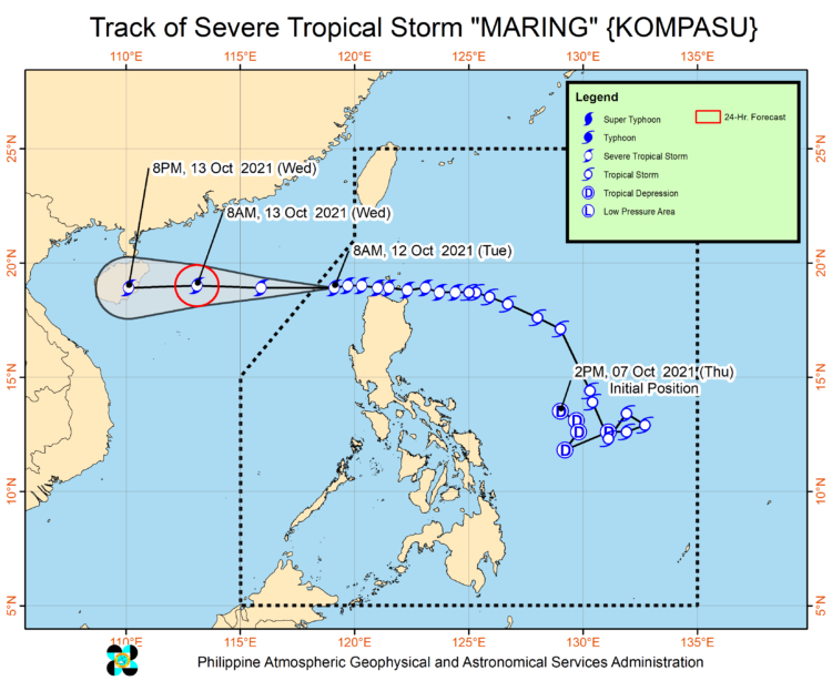 Palace urges public to take precautions as ‘Maring’ hits Luzon