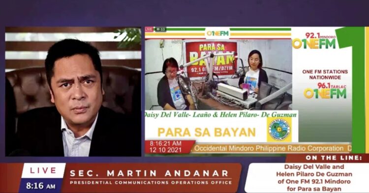 Infra Projects sa Mimaropa, ibinahagi ni Andanar sa Duterte Legacy Campaign