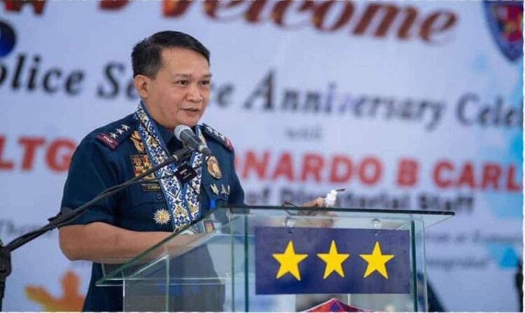 PRRD names Carlos 27th PNP chief