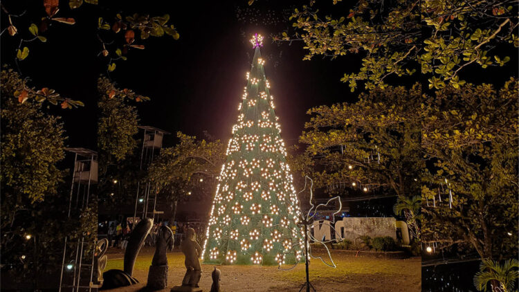 2021 Giant Christmas Tree ng Odiongan, pinailawan na