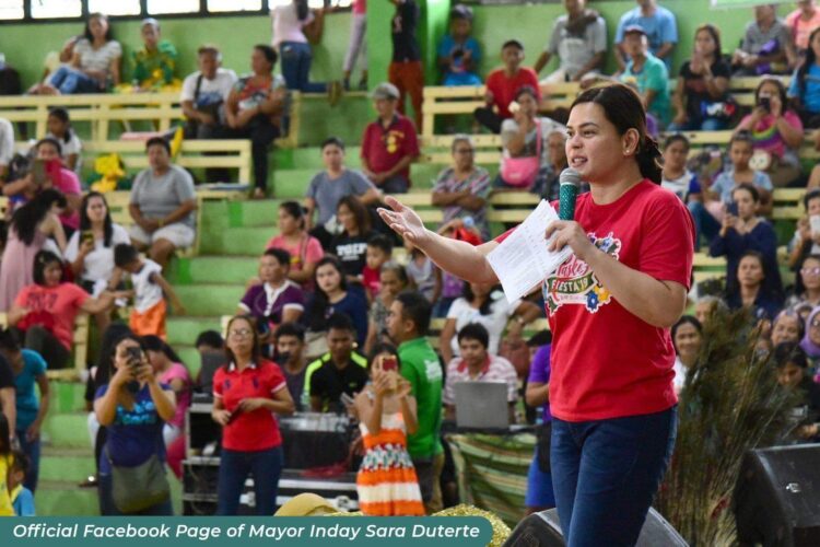 Sara Duterte runs for vice president
